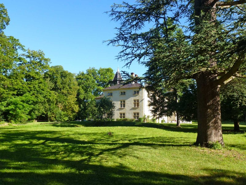 Le parc du château de Saint Bonnet